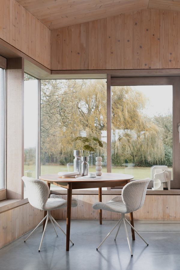 Tafel Twist Rond Notenhout