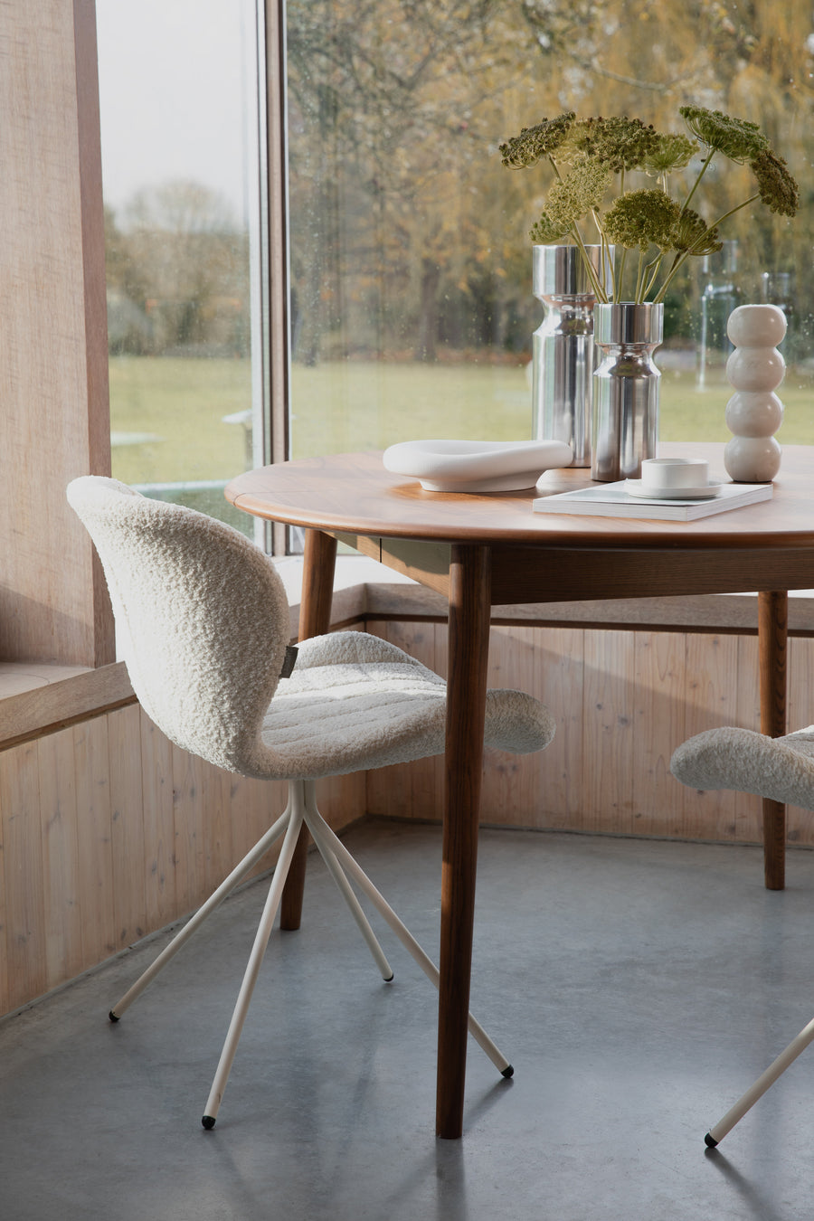 Tafel Twist Rond Notenhout