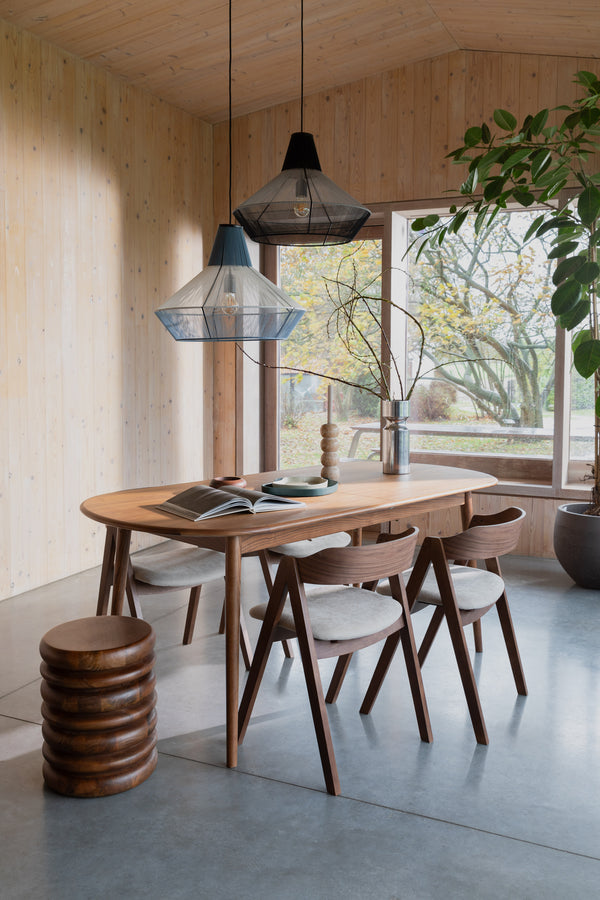 Tafel Twist Ovaal Notenhout