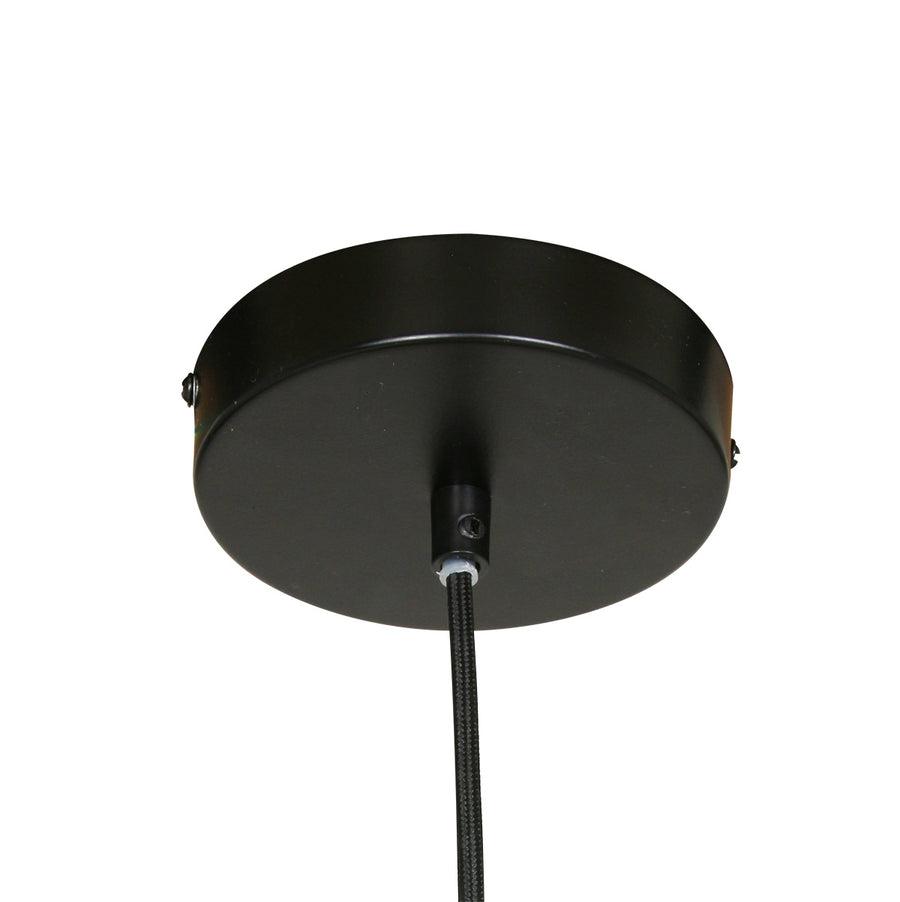 Hanglamp bangalore 2136b - bamboe linnen kap, sfeervol statement