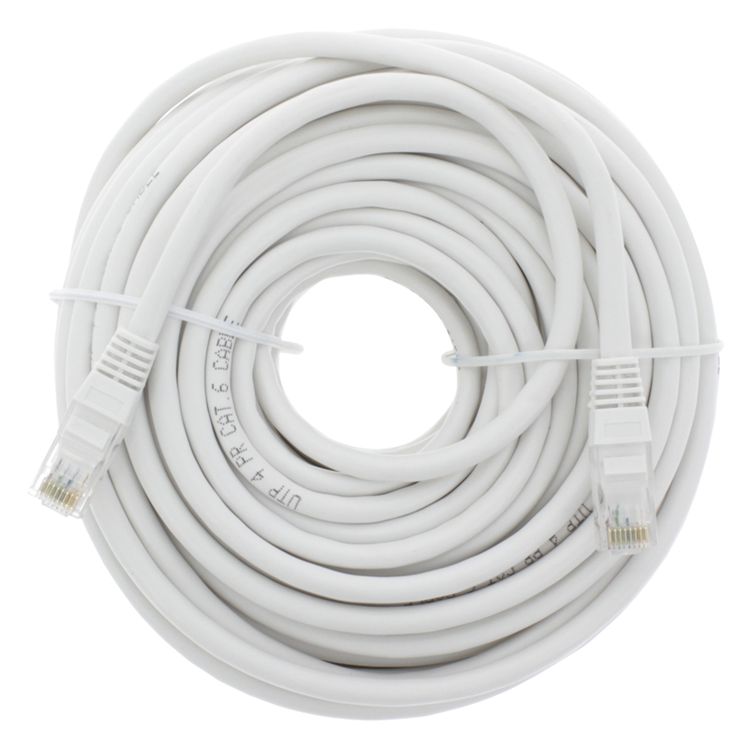 QL UTP KABEL CAT6 AWG26 2RJ45 WIT    10M              