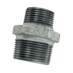 Galva dubbelnippel mm 1''