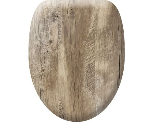 Hetta Toiletbril met deksel MDF Bruin