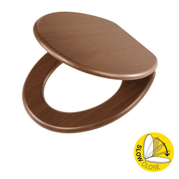 Douglas Toiletbril MDF Walnoot