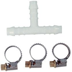 T-verbinding tuinslang 8mm + ringen