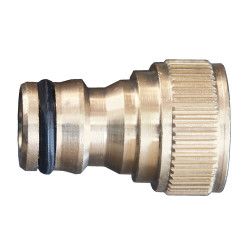 Garden messing kraanstuk 1/2v-clic