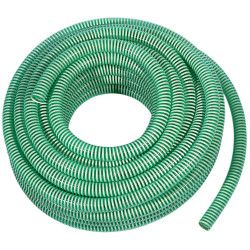 Spiraalzuigslang 5/4 groen-wit p/m