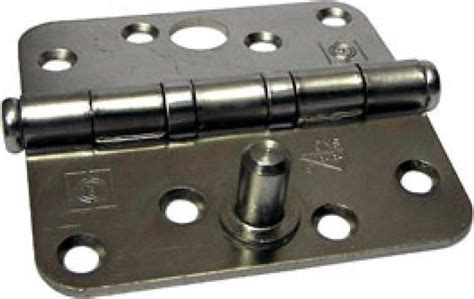 Kogellagerscharnier / ronde hoeken / 89x89 mm / verzinkte pen / staal verzinkt / SKG***?