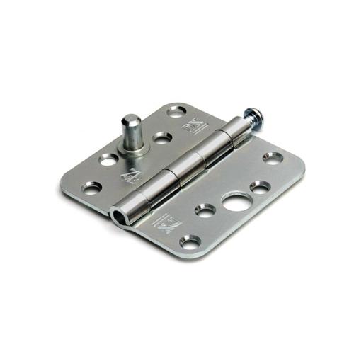Scharnier / ronde hoeken / 89x89 mm / losse verzinkte pen / staal verzinkt / SKG***?