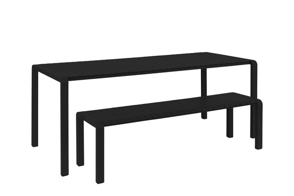 Tuintafel Vondel 214x97 Zwart