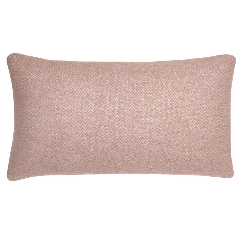 Malagoon sierkussen misty roze omkeerbaar - 35x60cm gerecyclede wol