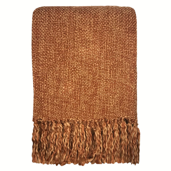 Malagoon plaid marble - terracotta - 125x150cm