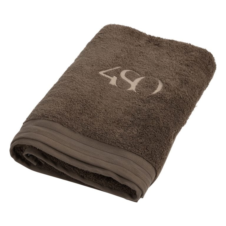 Handdoek 180 x 100 cm. taupe
