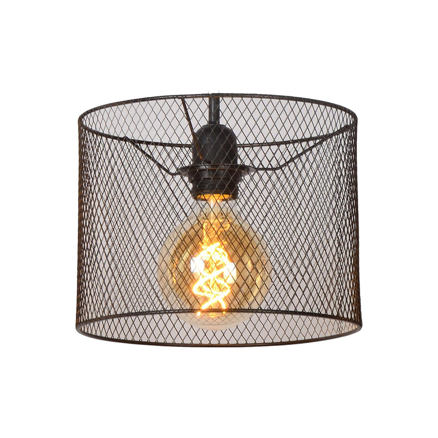 Lucide BASKETT lampenkap Ø 23 cm, zwart