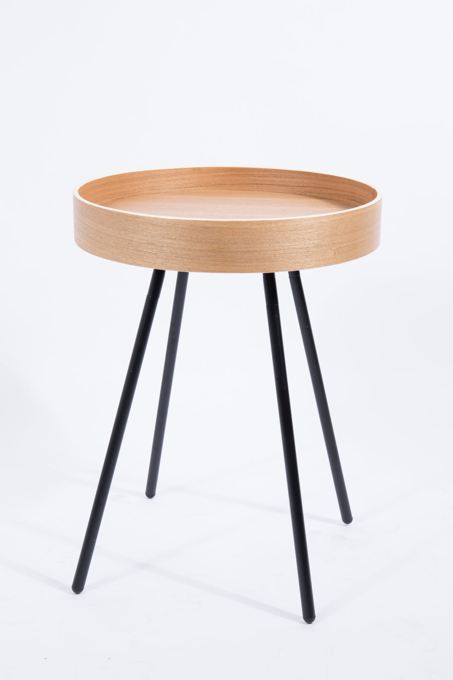 Oak tray bijzettafel rond 46,5 cm eikenhout