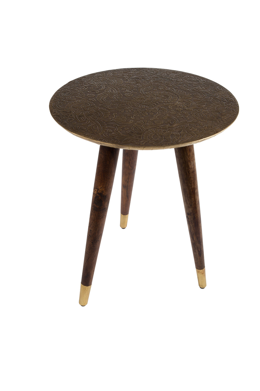 Zijtafel Bast Messing