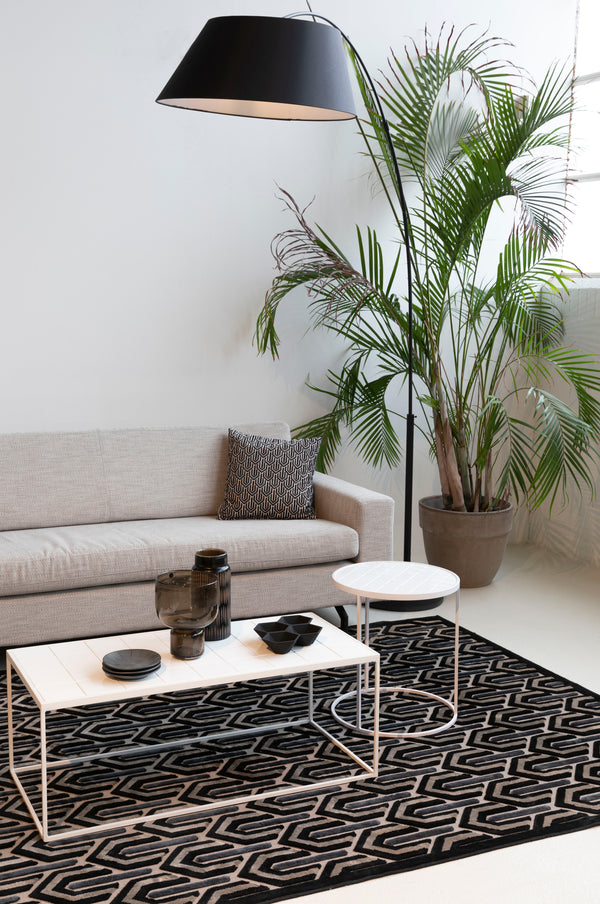 Zijtafel Geglazuurd Wit