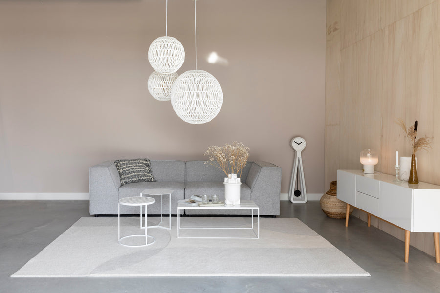 Zijtafel Geglazuurd Wit
