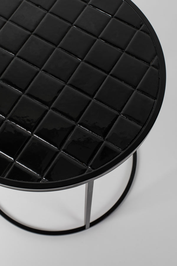 Zijtafel Geglazuurd Zwart