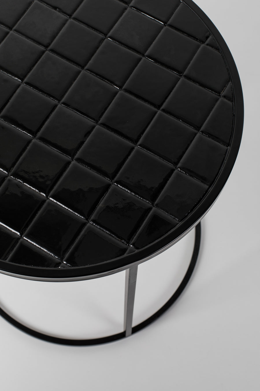 Zijtafel Geglazuurd Zwart
