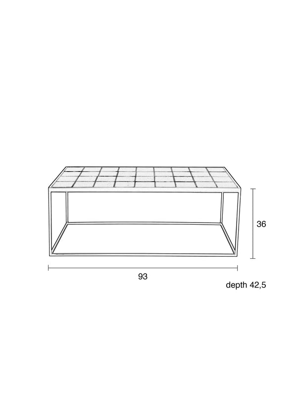 Salontafel Geglazuurd Groen