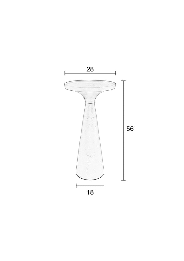 Zijtafel Floss Wit