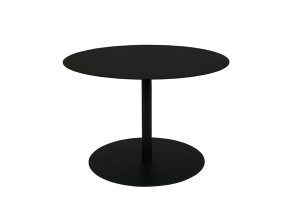 Zijtafel Snow Zwart Rond M