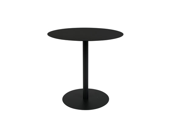 Zijtafel Snow Zwart Rond S