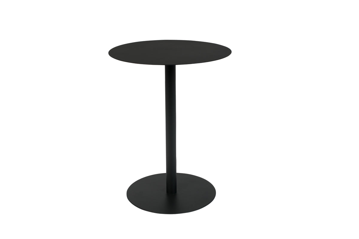 Zijtafel Snow Zwart Ovaal