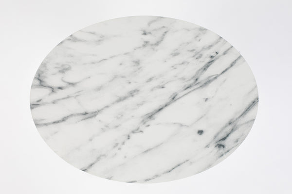 Zijtafel Snow Marmer Ovaal