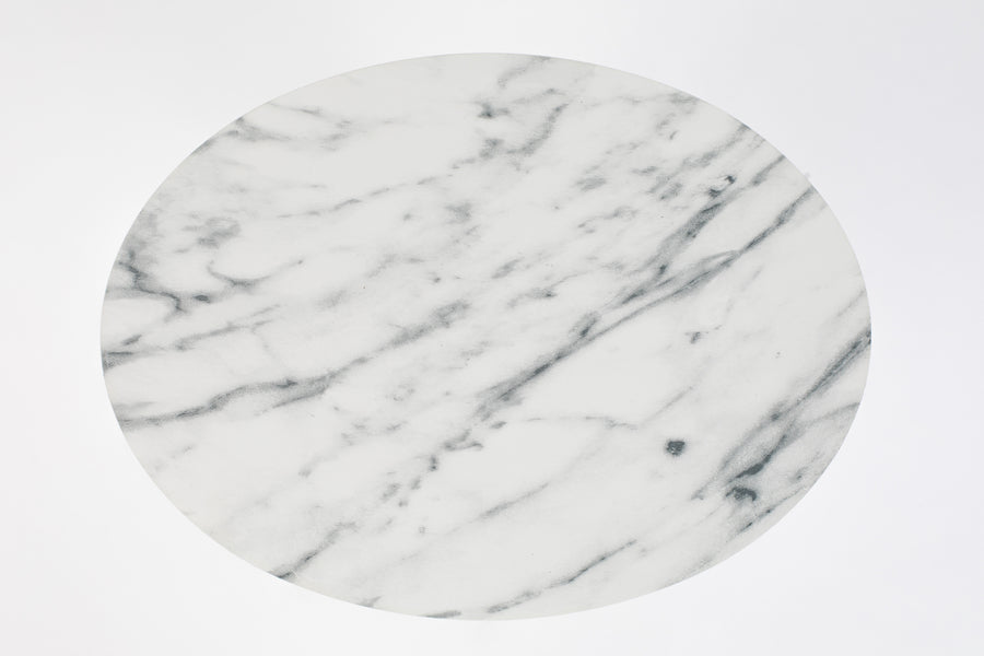 Zijtafel Snow Marmer Ovaal