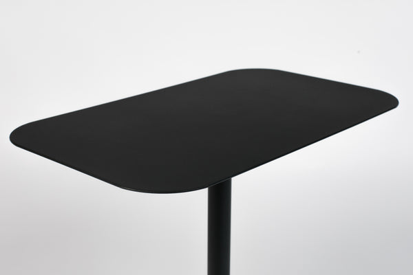Zijtafel Snow Zwart Rechthoek