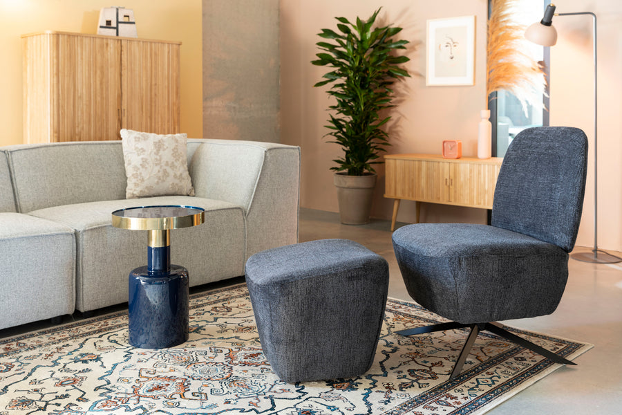 Zijtafel Glam Blauw