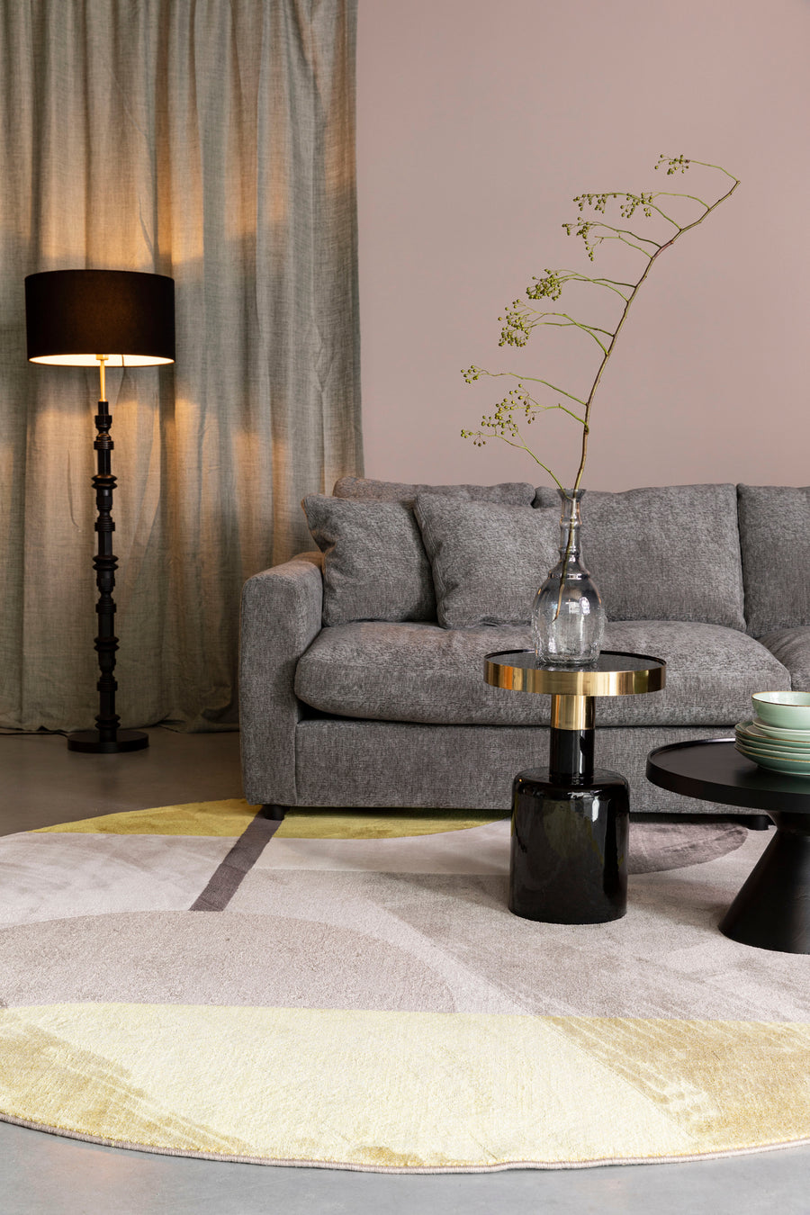 Zijtafel Glam Zwart