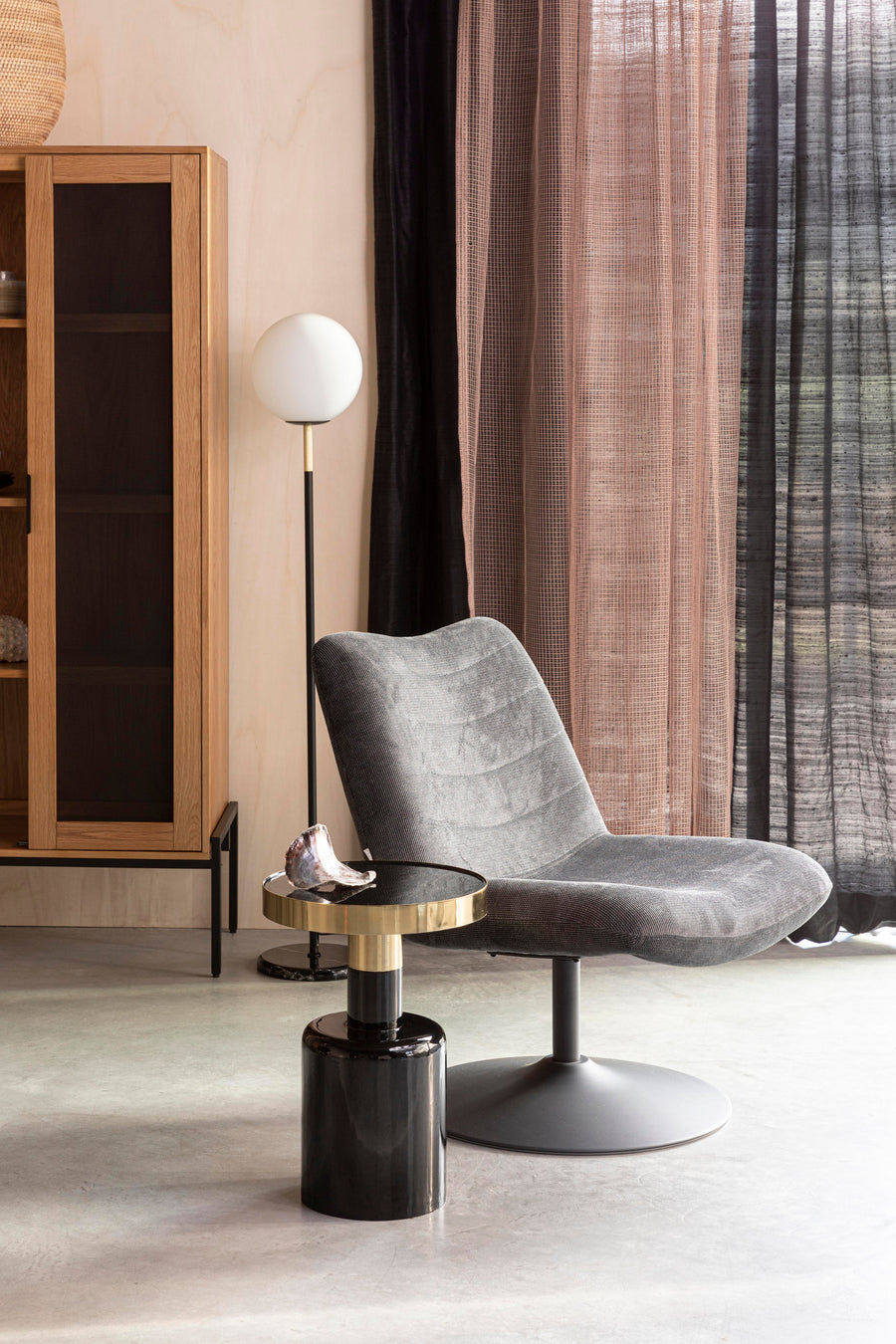 Zijtafel Glam Zwart