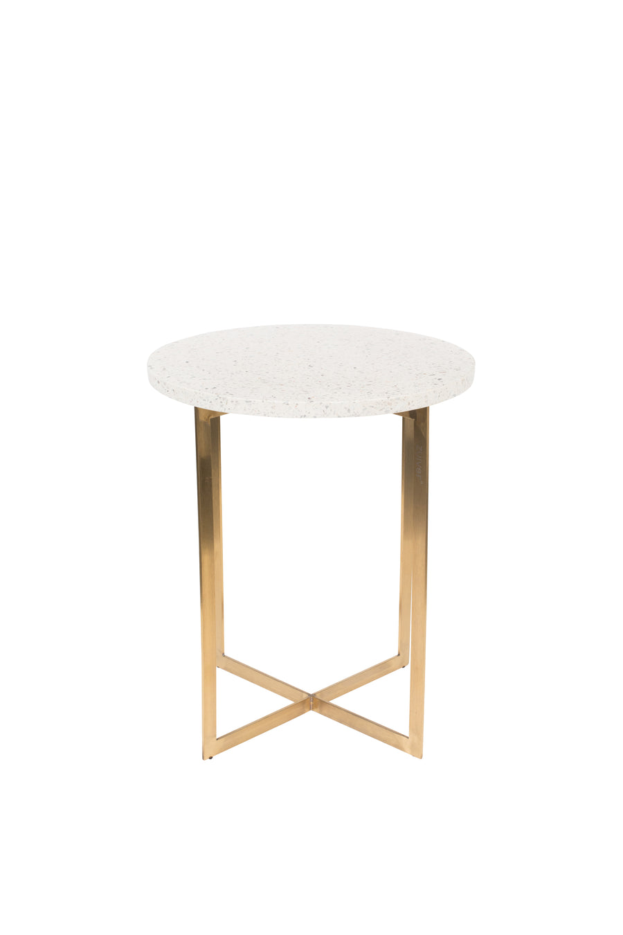 Zijtafel Luigi Rond Wit