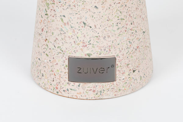 Victoria bijzettafel rond 41 cm terrazzo roze