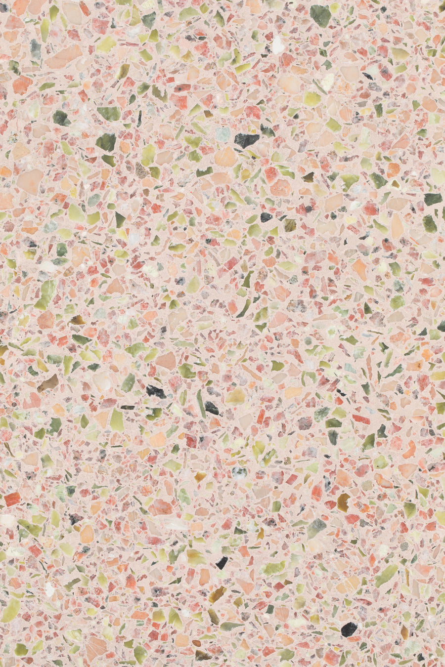 Victoria bijzettafel rond 41 cm terrazzo roze