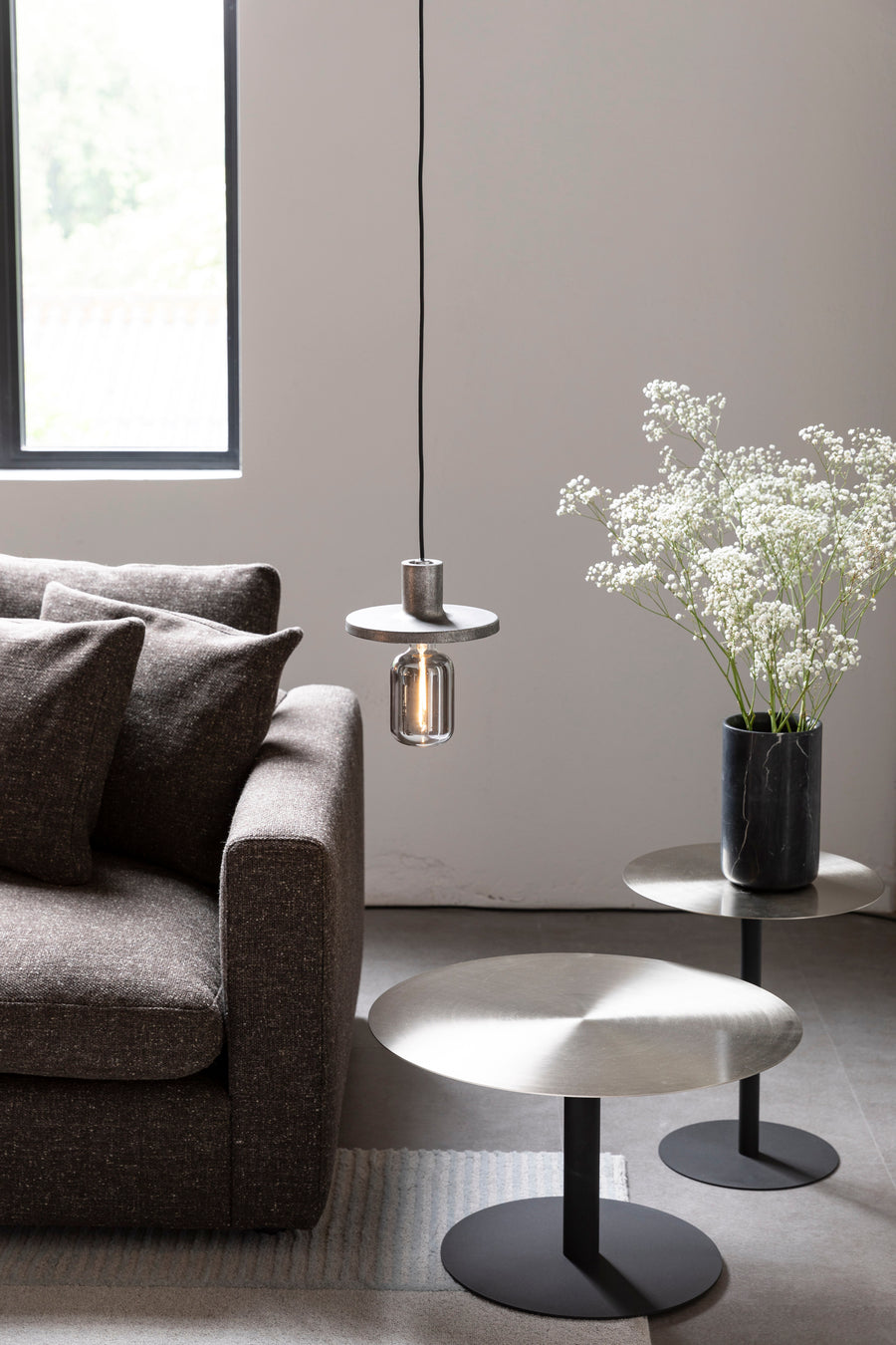 Zijtafel Snow Brushed Satin