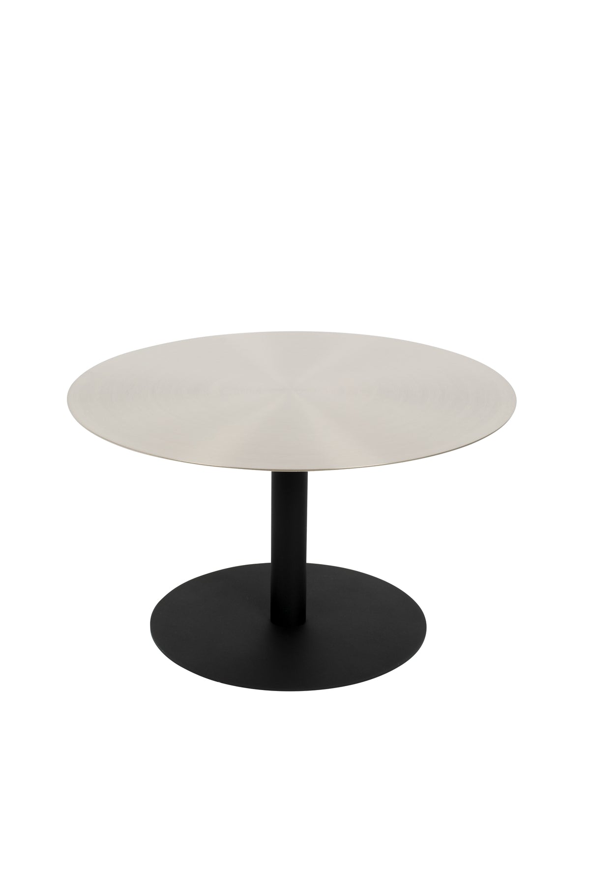 Snow brushed salontafel zilver