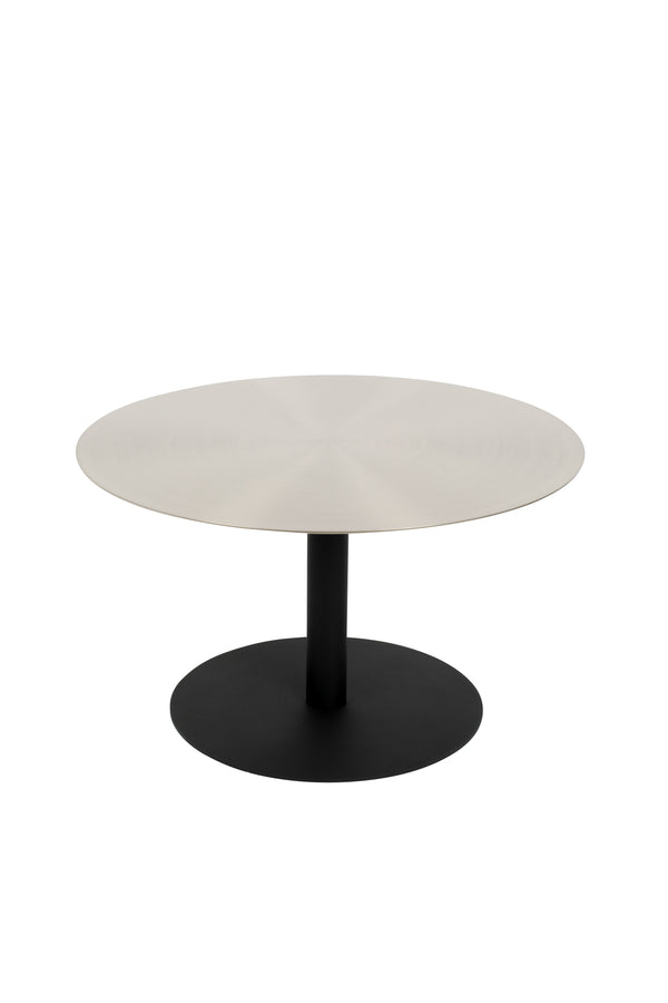 Snow brushed salontafel zilver