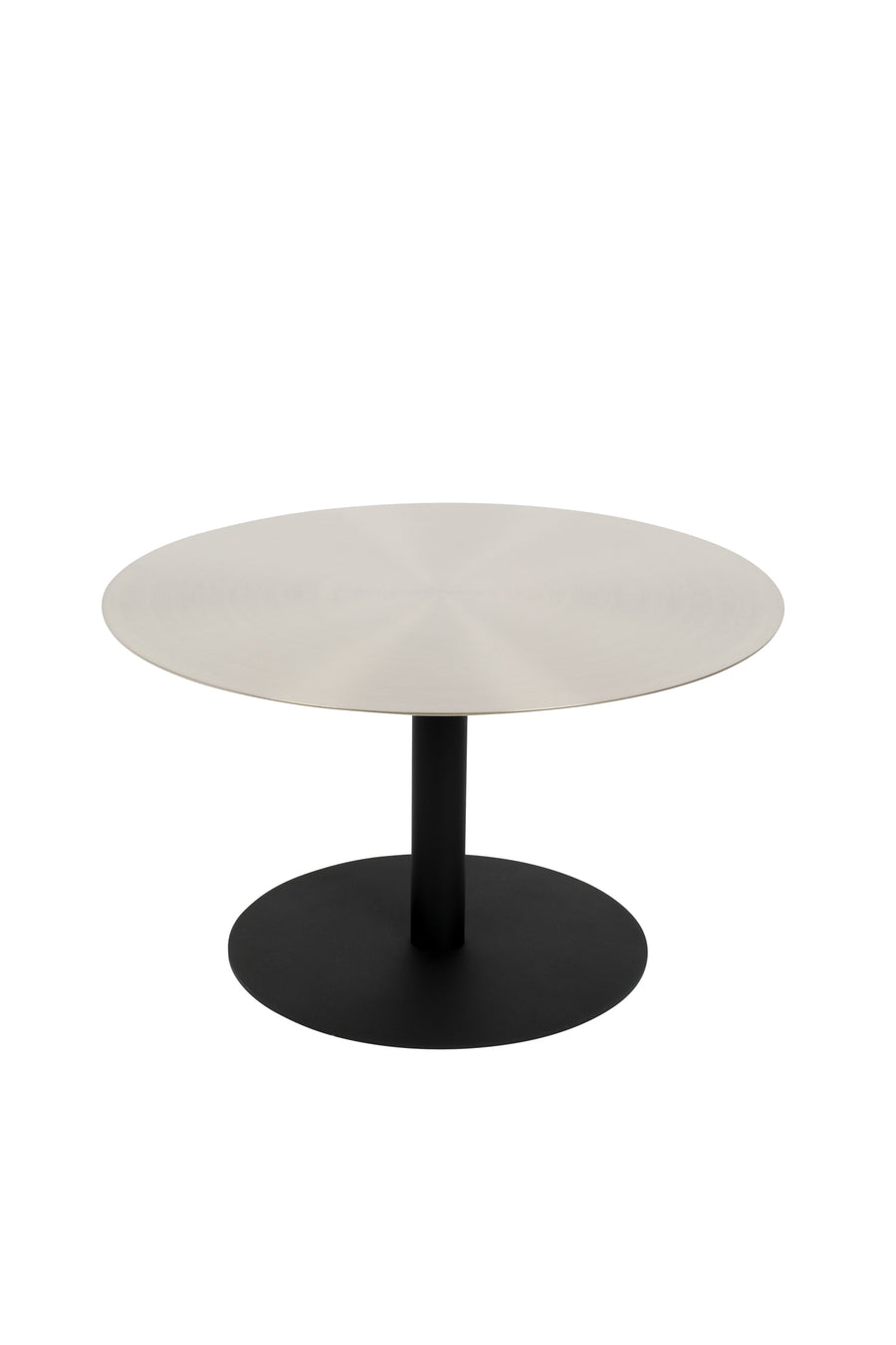 Snow brushed salontafel zilver