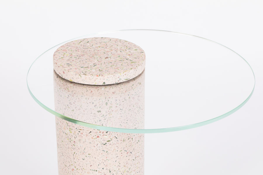 Zijtafel Rosalina Terrazzo Roze