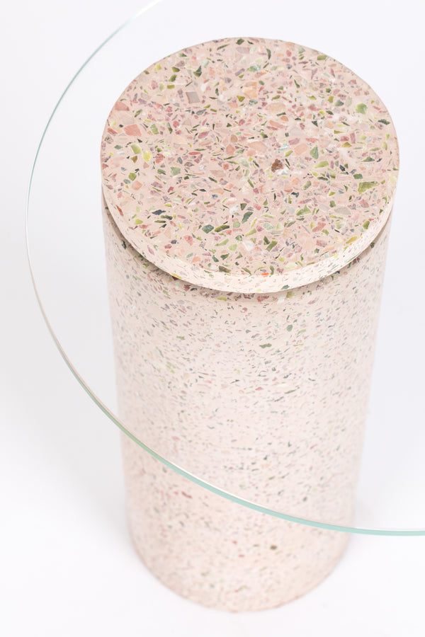 Zijtafel Rosalina Terrazzo Roze