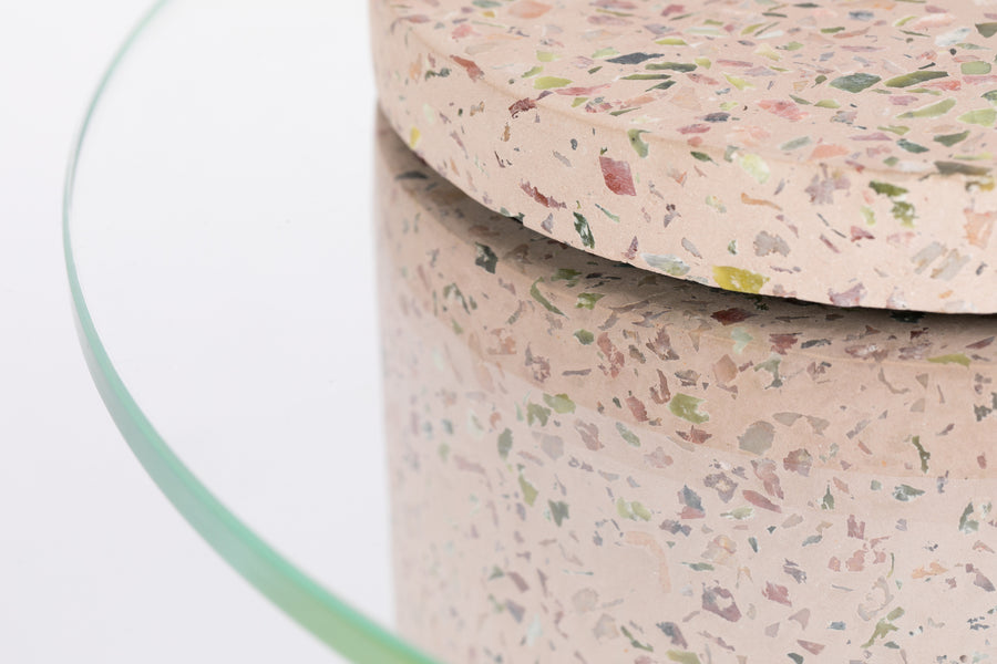 Zijtafel Rosalina Terrazzo Roze