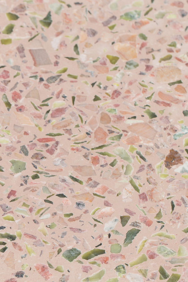 Zijtafel Rosalina Terrazzo Roze