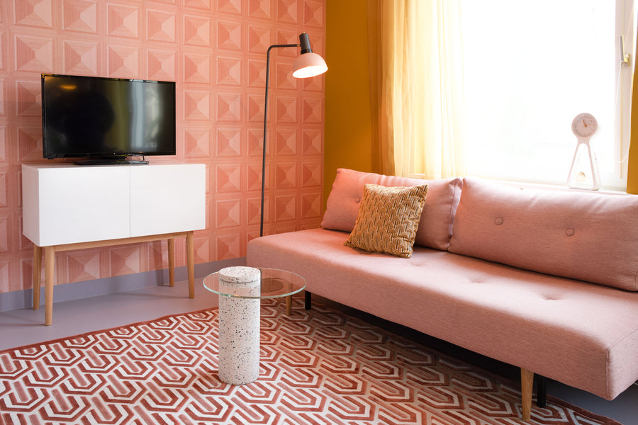 Zijtafel Rosalina Terrazzo Roze