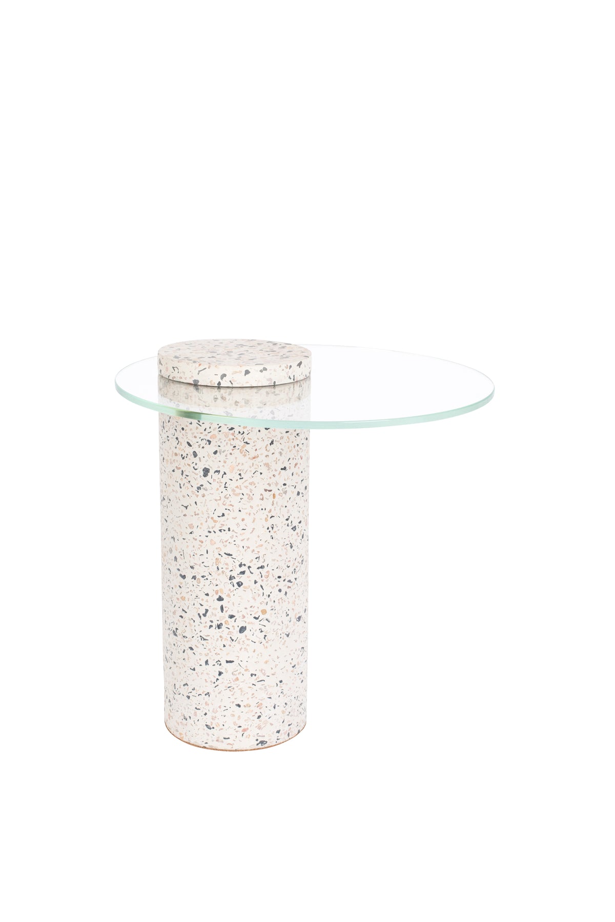 Zijtafel Rosalina Terrazzo Wit
