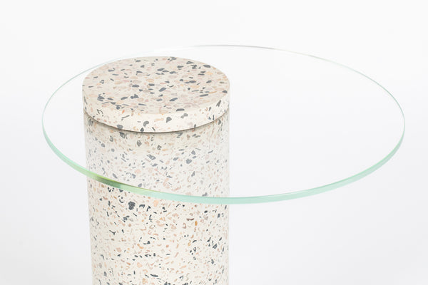 Zijtafel Rosalina Terrazzo Wit