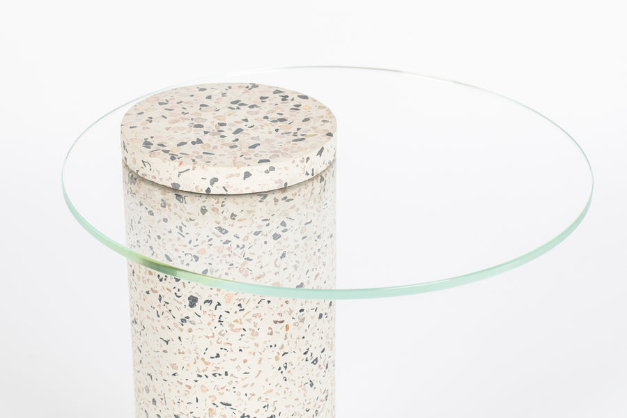 Zijtafel Rosalina Terrazzo Wit